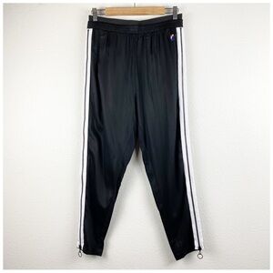 PE Nation Black Tuxedo Zip‎ Side Track Pants - Small
